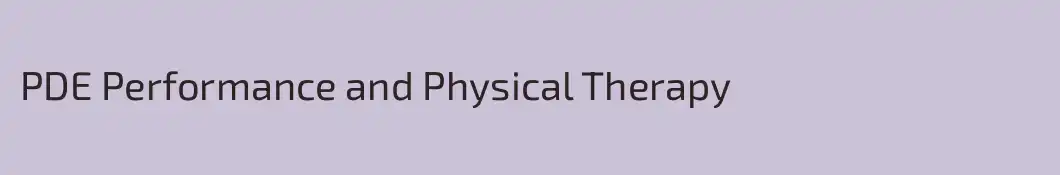 PDE Performance and Physical Therapy